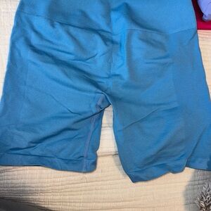 Aurola Light Blue Women's Bike Shorts